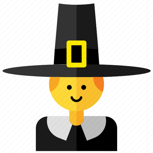 Thanksgiving, pilgrim, boy, avatar icon - Download on Iconfinder