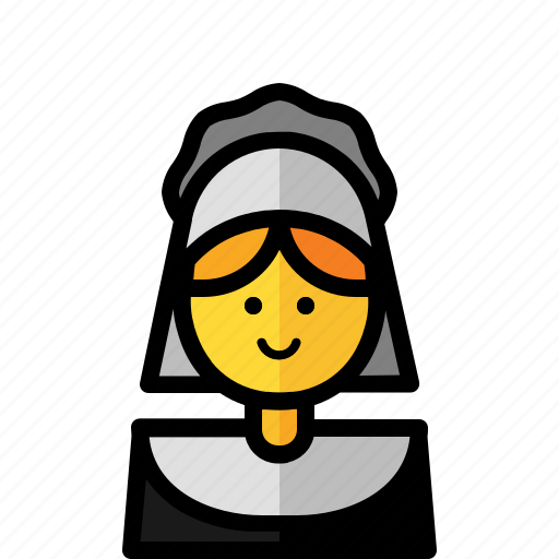 Thanksgiving, pilgrim, girl, avatar, woman icon - Download on Iconfinder