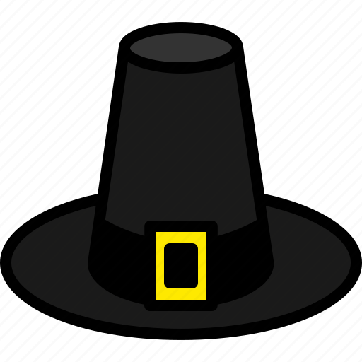 Thanksgiving, pilgrim, hat, culture, fashion icon - Download on Iconfinder