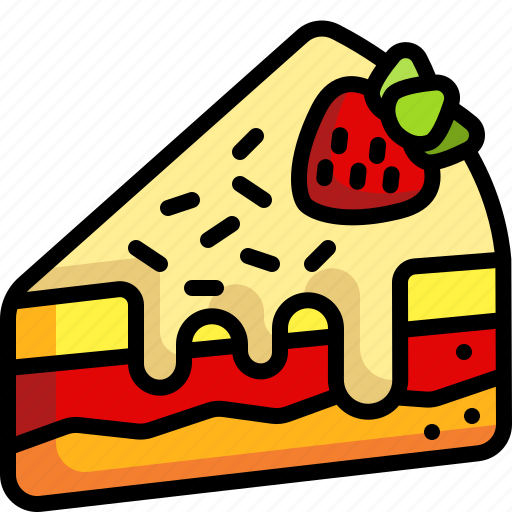 Cake, dessert, food, sweet, pop, baker, slice icon - Download on Iconfinder