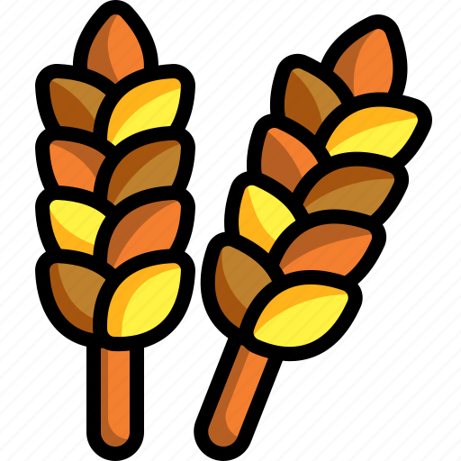 Wheat, grain, plant, nature, food, barley, branch icon - Download on Iconfinder
