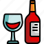 wine, alcohol, bottle, glass, beverage, alcoholic, drink, food 