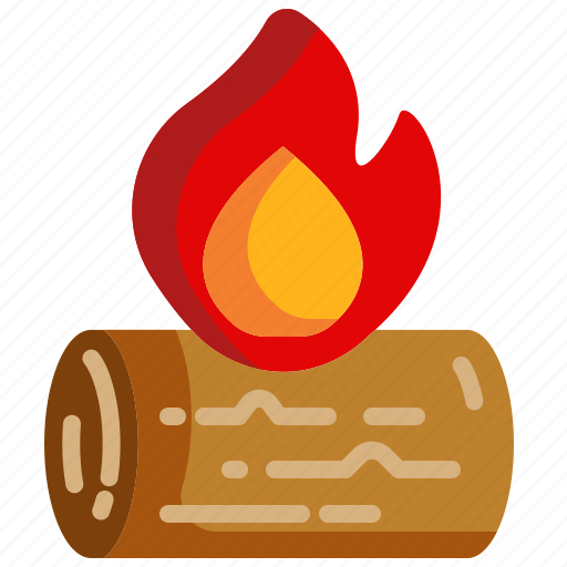 Bonfire, flame, campfire, burn, camping, bushcraft, hot icon - Download on Iconfinder