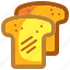 bread, toast, bakery, meal, breakfast, food 