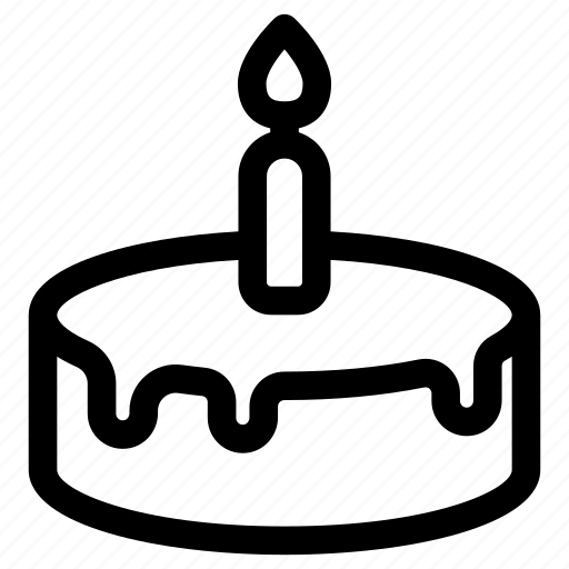 Cake, dessert, food, sweet, birthday, celebration icon - Download on Iconfinder
