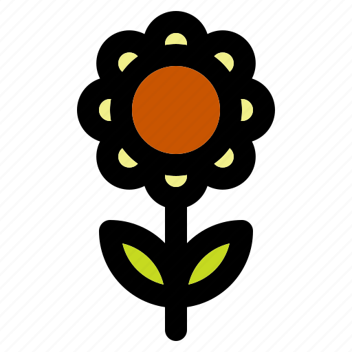 Plan, sunflower, flower, plant, sun flower, thanksgiving icon - Download on Iconfinder