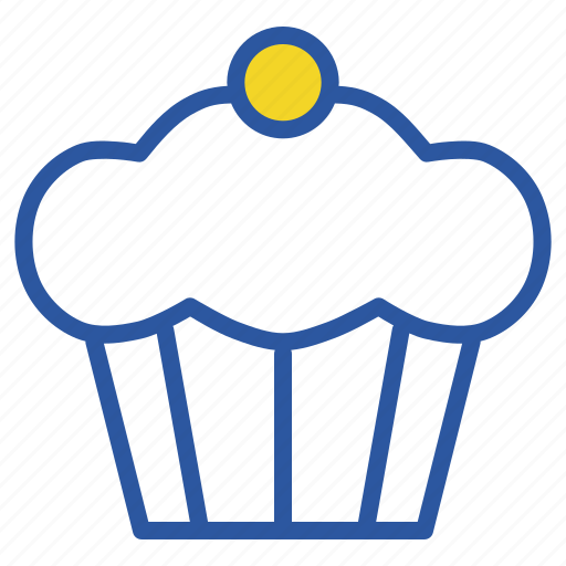 Cake, dessert, muffin, sweet, thanksgiving, hygge icon - Download on Iconfinder