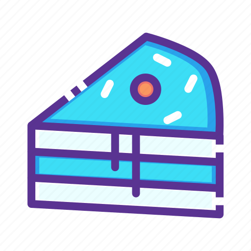 Cake, cranberry, dessert, pie, slice, sweet, hygge icon - Download on Iconfinder