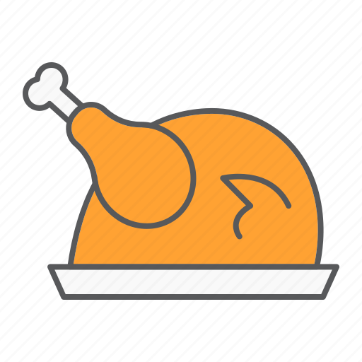Christmas, roast, day, dinner, turkey, thanksgiving, chicken icon - Download on Iconfinder