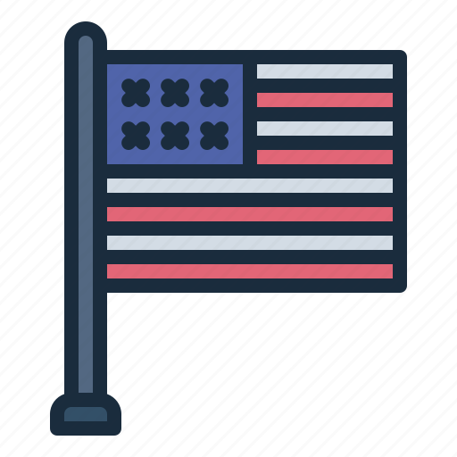 Usa, flag, american, thanksgiving, autumn, fall icon - Download on Iconfinder