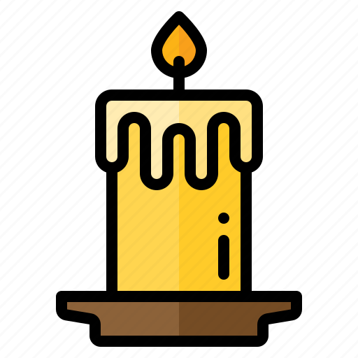 Candles, wax, flame, light, candlelight, decoration icon - Download on Iconfinder