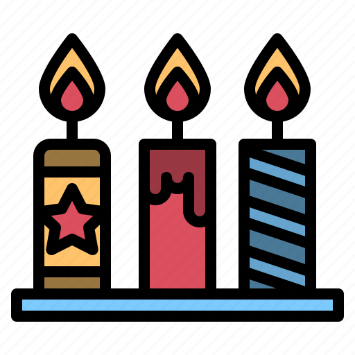Thanksgiving, candle, decoration, light icon - Download on Iconfinder