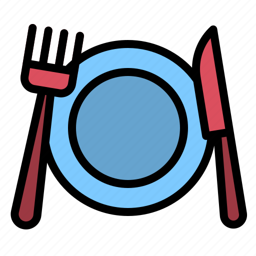 Thanksgiving, plate, food, lunch, meal, dinner icon - Download on Iconfinder