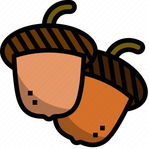 Acorn, autumn, fall, nut, oak, seed icon - Download on Iconfinder