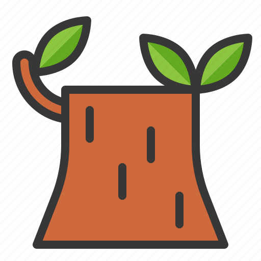 Log, stump, thanksgiving, wood icon - Download on Iconfinder