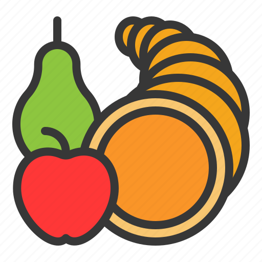Cornucopia, fruit, horn, thanksgiving icon - Download on Iconfinder