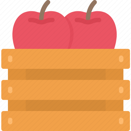 Apple, crate, dinner, food, holiday, thanksgiving icon - Download on Iconfinder