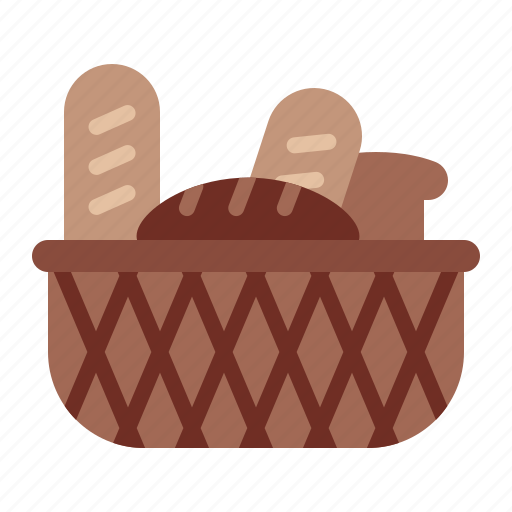 Bread, basket, thanksgiving, autumn, fall icon - Download on Iconfinder