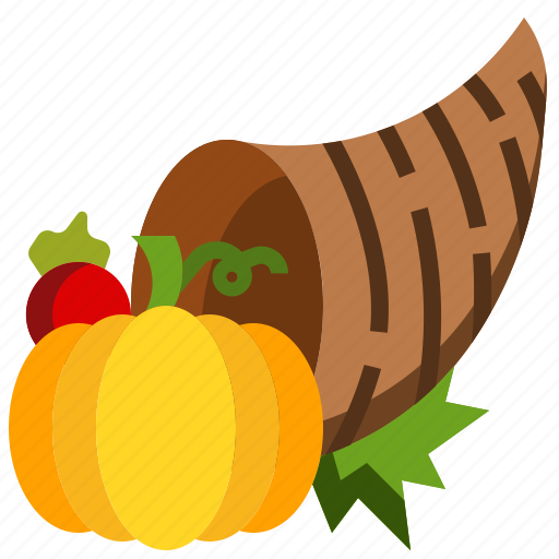 Abundance, autumn, cornucopia, fruit, harvest, thanksgiving, vegetable icon - Download on Iconfinder