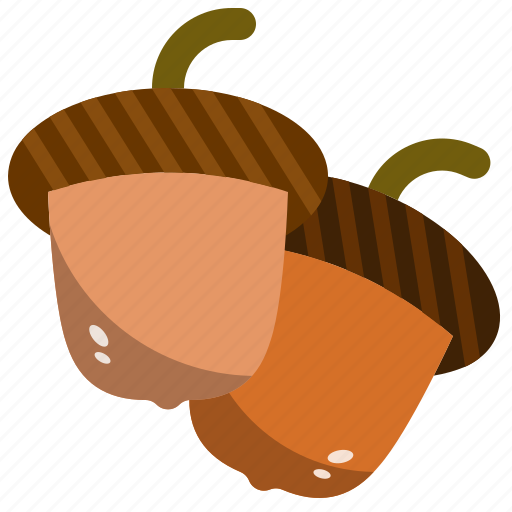 Acorn, autumn, fall, nut, oak, seed icon - Download on Iconfinder