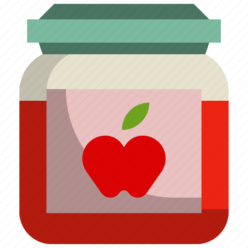 Apple, bottle, breakfast, food, fruit, jam, sweet icon - Download on Iconfinder