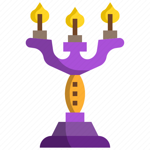 Candle, decoration, fire, lamp, light icon - Download on Iconfinder