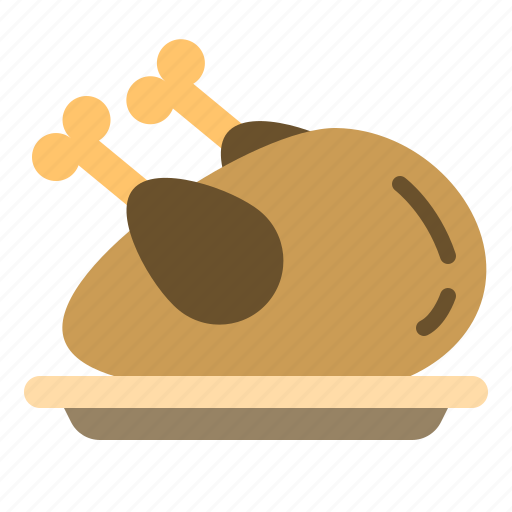 Thanksgiving, turkey, chicken, food, roast icon - Download on Iconfinder