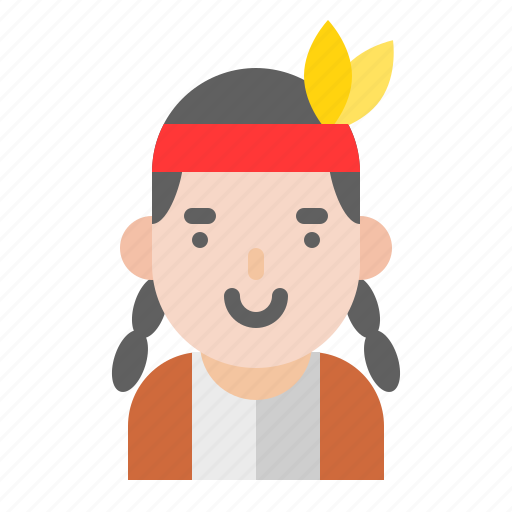 Avatar, native, native american, thanksgiving icon - Download on Iconfinder
