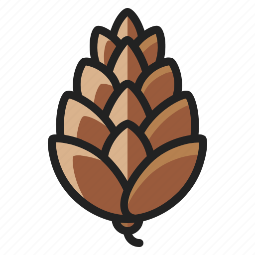 Autumn, cone, fall, nut, pine, season, tree icon - Download on Iconfinder