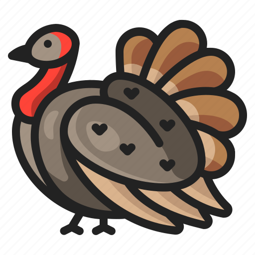 Animal, bird, chicken, thanksgiving, tuekry icon - Download on Iconfinder