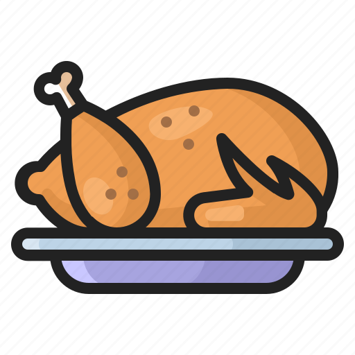 Chicken, cooking, eating, food, meal, thanksgiving, turkey icon - Download on Iconfinder