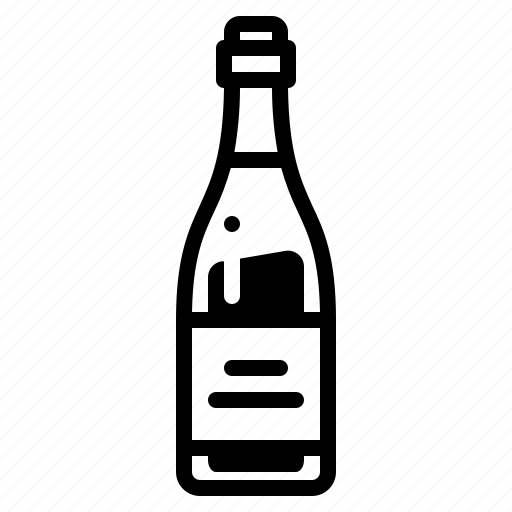 Alcohol, bottle, celebration, champagne, drinking, wine icon - Download on Iconfinder