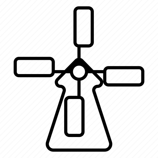 Windmill, alternative, energy, environment, turbine, nature, farm icon - Download on Iconfinder