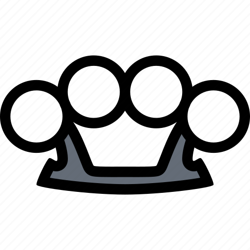 Brass, brass knuckles, knuckles, oldschool, tattoo icon - Download on Iconfinder