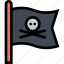 flag, pirate, pirate flag, pirates, skull 