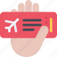 airplane, ticket, hand, gesture, finger, plane, touch 