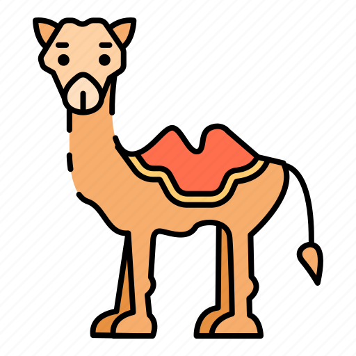 Camel, animal, mammal, hump, desert, arabic, arab icon - Download on Iconfinder