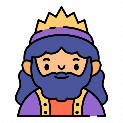 Herodes, king, crown, man, character, israel, christmas icon - Download on Iconfinder