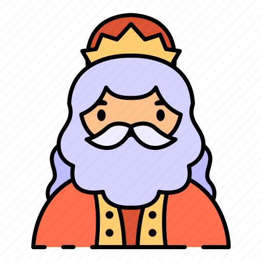 Melchior, king, persia, gold, magi, three wise men, wise man icon - Download on Iconfinder