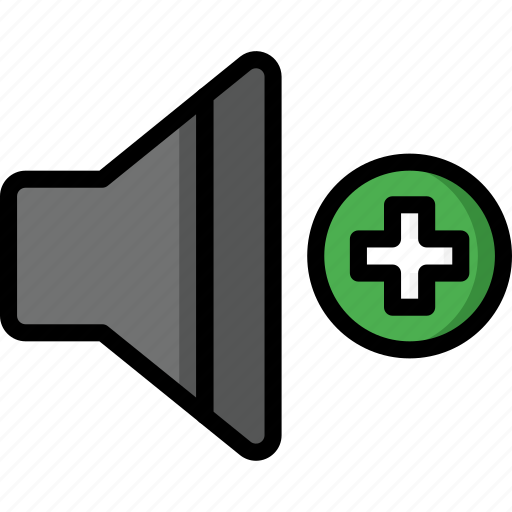 Color, controls, essentials, sound, up, user, volume icon - Download on Iconfinder