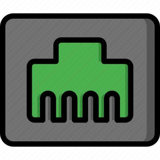Color, controls, essentials, ethernet, ultra, user icon - Download on Iconfinder
