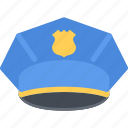 police, cap, hat, law, justice, court