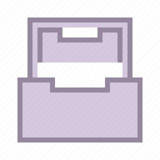 Data, document, file, file cabinet, folder, office, paper icon - Download on Iconfinder