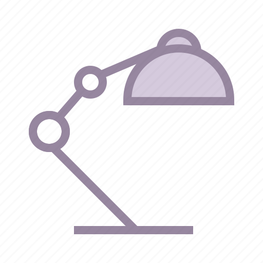 Desk, desk lamp, equipment, office, tool, work icon - Download on Iconfinder