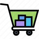 basket, buy, cart, shopping, trolley