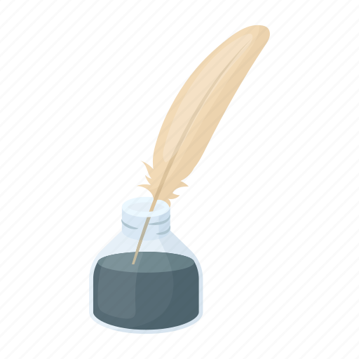 Accessories, art, attribute, feather, inkwell, theater icon - Download on Iconfinder