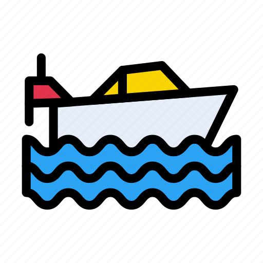 Boat, ship, themepark, transport, travel icon - Download on Iconfinder