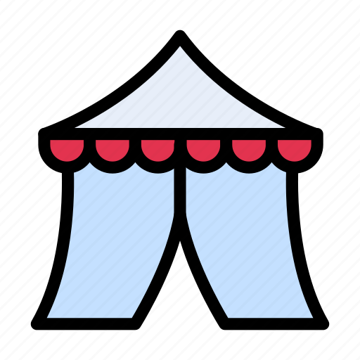 Amusement, circus, park, tent, theme icon - Download on Iconfinder