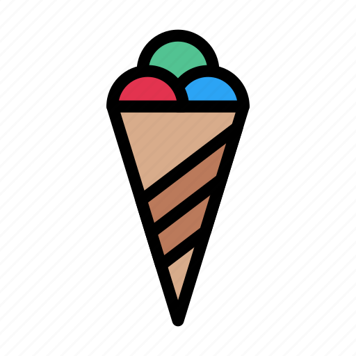 Cold, cone, delicious, icecream, sweet icon - Download on Iconfinder