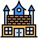 building, construction, haunted, house, medieval, monument